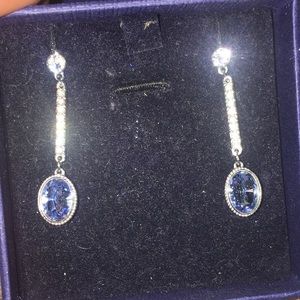Swarovski Crystal Earrings (never worn)